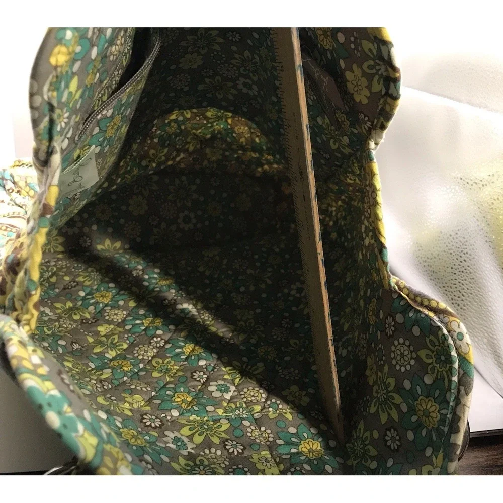 Vera Bradley‎ Campus Tote In Lemon Parfait Retired